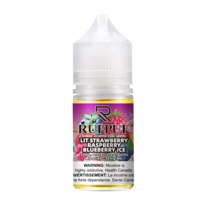 Rufpuf -Lit Strawberry Raspberry Blueberry Ice 30ml (20/35/50mg) - Vape Product, Vape Product