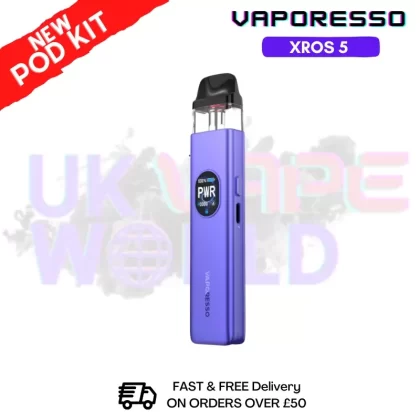 Lavender Purple Vaporesso Xros 5 Pod Vape Kit