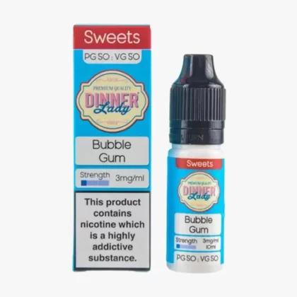 Bubblegum 50/50 E-Liquid by Dinner Lady - 3mg