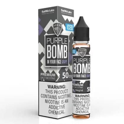 Iced Purple Bomb Nicotine Salt by VGOD - Size#30ml~Nicotine#25MG>50MG