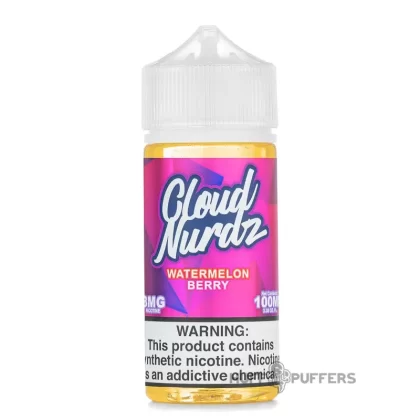 Cloud Nurdz – Watermelon Berry 100mL - Nicotine Strength#0mg>3mg>6mg