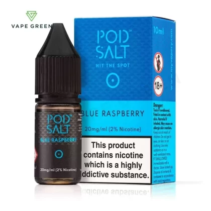 Blue Raspberry Nic Salt E-Liquid by Pod Salt - Eliquidsupply