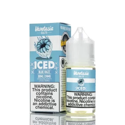 Vapetasia E-Juice Salts - ICED Blue Razz - 30ml - 24mg