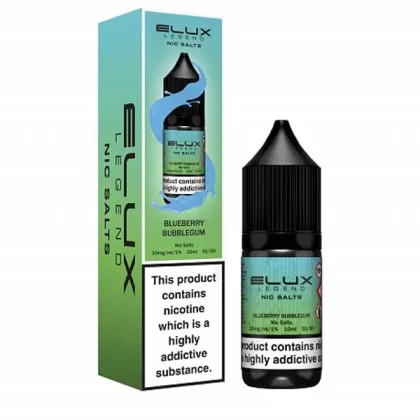 Elux Legend Blueberry Bubblegum Nic Salt E-Liquid - 10mg
