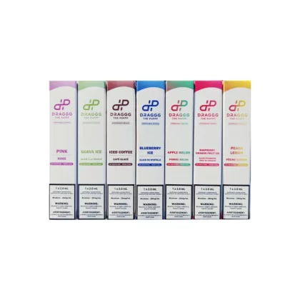 DRAGGG DISPOSABLE VAPE 4K PUFF - Dragonfruit Strawberry Ice / 20MG Bold