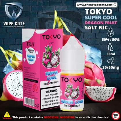 Tokyo Super Cool Dragonfruit Saltnic 30ml - 50 mg - 30 ml