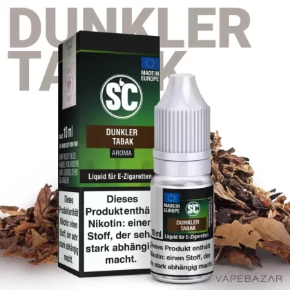 SC Liquid – Dunkler Tabak - 6mg/ml, 3mg/ml