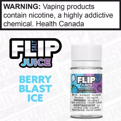 Berry Blast Ice by Flip Juice Salt - Strength#12 mg/mL 30mL- PROV & ON>20mg/mL 30mL -ON