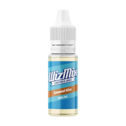 Wizmix Caramel Kiss - 10ml - 12mg - Vape Product (49B4D2)