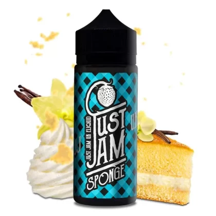 VANILLA E LIQUID BY JUST JAM – SPONGE 100ML 80VG