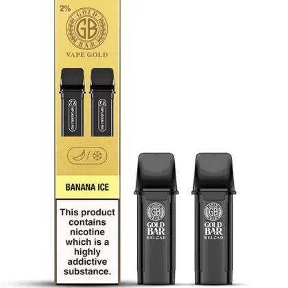 Gold Bar Refill Pods (x2) - Banana Ice