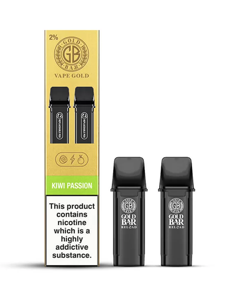 Gold Bar Refill Pods (x2) - Banana Ice - Image 3