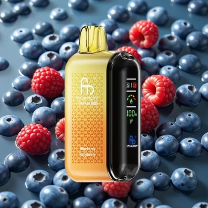 Fumot Tornado 20000 Puffs Disposable Vape Blueberry Raspberry with Dual Mesh Coil & Smart Display - Bangvapeaustralia