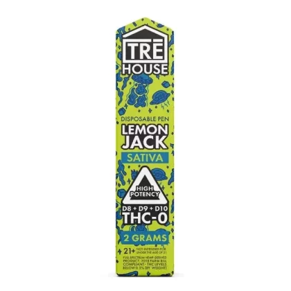TRE House D8 + D9 + D10 + THC-O Lemon Jack Disposable 2 Grams