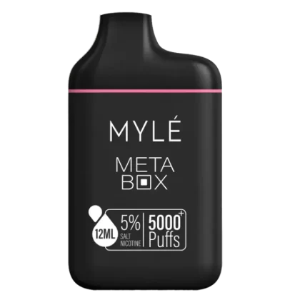 MYLE Meta Box 5K Disposable - Georgia Peach, Grape Mint