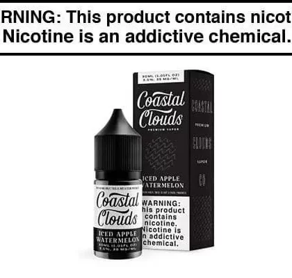 ICED APPLE WATERMELON BY COASTAL CLOUDS SALT TFN 30ML - Vapejuice