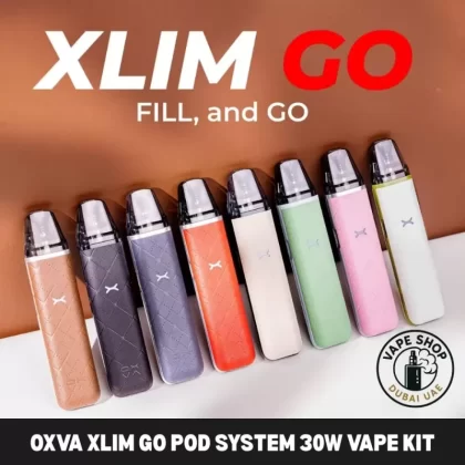 OXVA Xlim Go Pod System 30W Vape Kit in Dubai - Black, Dark Brown
