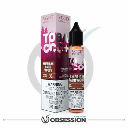 Tobacco American Backwoods eLiquid By VGOD SaltNic | 30ml