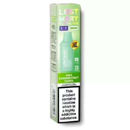 Kiwi Passion Fruit Guava BM600 Pods by Lost Mary - 20 mg/ml (687557)