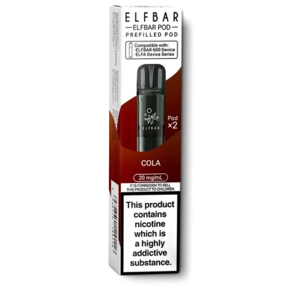 Cola Elfbar 600 Prefilled Pods - Ecigarettedirect Co