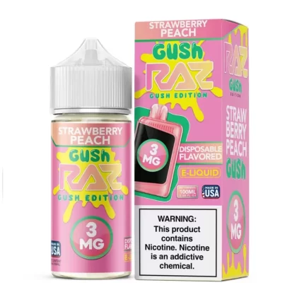 RAZ - Strawberry Peach Gush - 100ML E-Liquid - 6MG