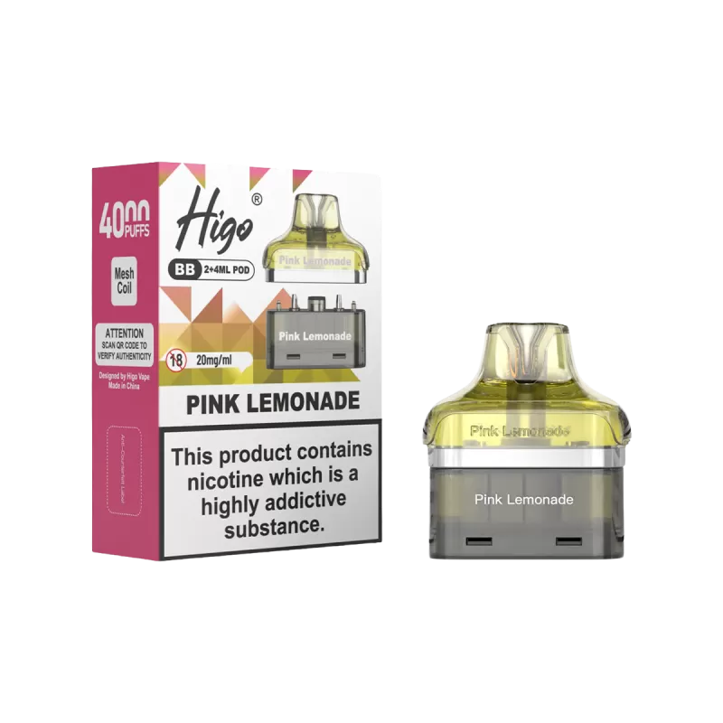 Higo BB 4000 Refill Pack - Cherry Ice - Ecigwizard - Image 3