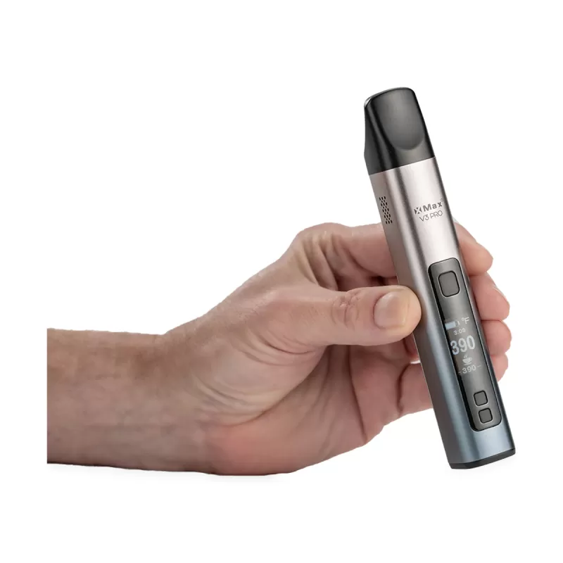 Lightly Used - XMAX V3 Pro Vaporizer - Lightly Used (Reboxed) / Silver Gradient - Image 2