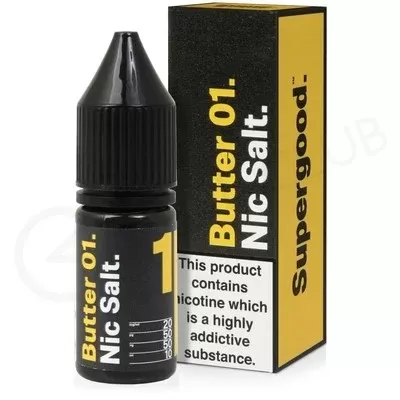 Butter 01 Nic Salt E-Liquid by Supergood - Ecigpremium