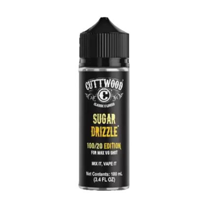 Cuttwood Sugar Drizzle 100ml Vape Juice - O Nic Shots, 1 x 18mg Nic Shot