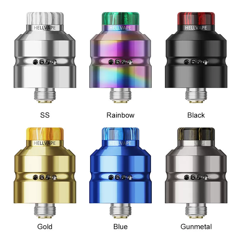 Hellvape Dead Rabbit Mini RDA Atomizer - Gunmetal - Image 2