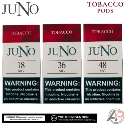 Juno Vape Tobacco Pods 4 Pack