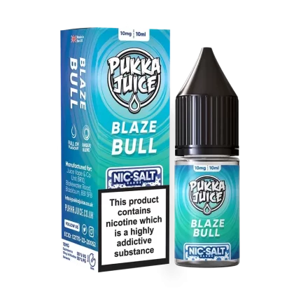 Pukka Juice Nic Salt E-Liquid Blaze Bull - Nicotine Strength#10mg>20mg (E55734)