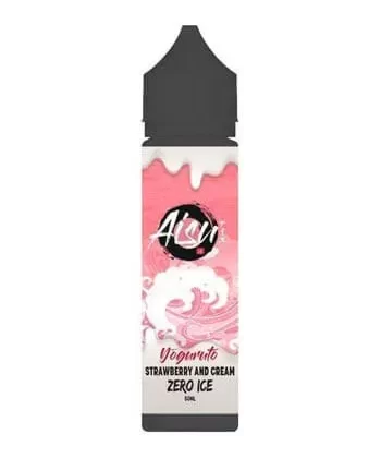 Strawberry & Cream Shortfill eLiquid by Aisu Zero Ice 50ml - 00mg / 50ml