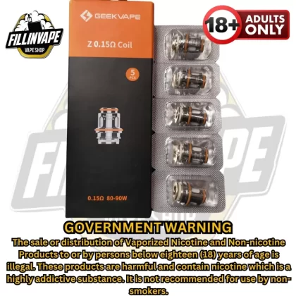 Geekvape Z-series coil for Z-Subohm tank - 1pc / 0.4ohm (50-60w)