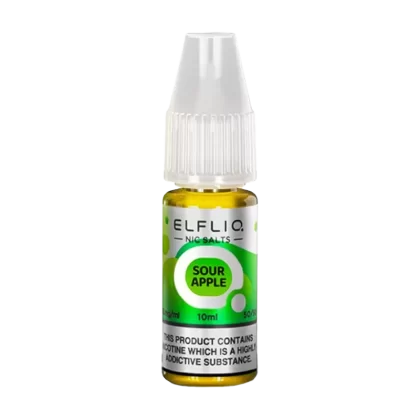 Sour Apple Elfliq Nic Salt by Elfbar