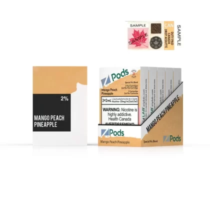 ZPODS – MANGO PEACH PINEAPPLE