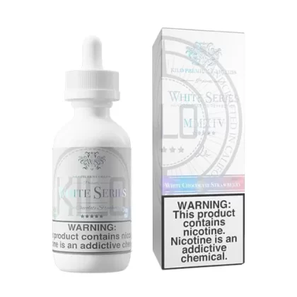 White Chocolate Strawberry by Kilo White Series 60ml - Vape Product, Vape Product