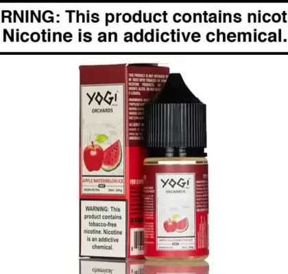APPLE WATERMELON ICE BY YOGI ORCHARDS SALT 30ML - Vapejuice