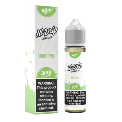 Sour Apple by Hi-Drip Classics E-Liquid 60ML - 0MG