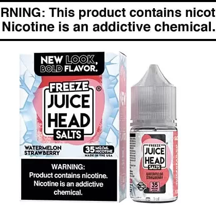 WATERMELON STRAWBERRY FREEZE BY JUICE HEAD SALTS 30ML - Vapejuice