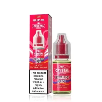Strawberry Burst By SKE Crystal Salts V2 10ml - Nicotine Strength#20mg (Salt)>10mg (Salt) (D6DB78)