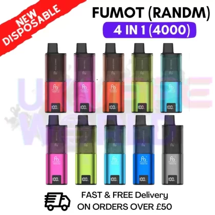 Fumot RandM Tornado 4 in 1 4000 Puff Prefille Vape Kit