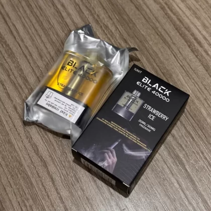 Black Elite v2 40k puffs Transparent 20ml 30mg - Bubblegum Ice