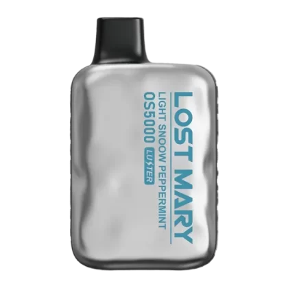 Light Snoow Peppermint Lost Mary OS5000 Luster - Nicotine#50mg~Size#Single>10 Pack