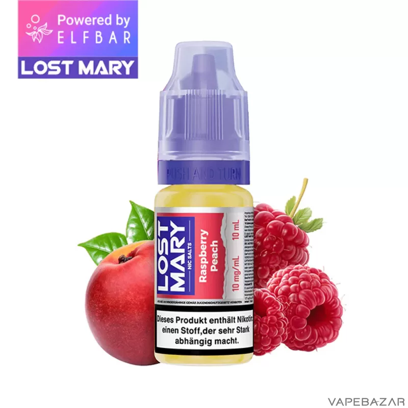 Lost Mary NicSalt – Raspberry Peach - Vapebazar - Image 3