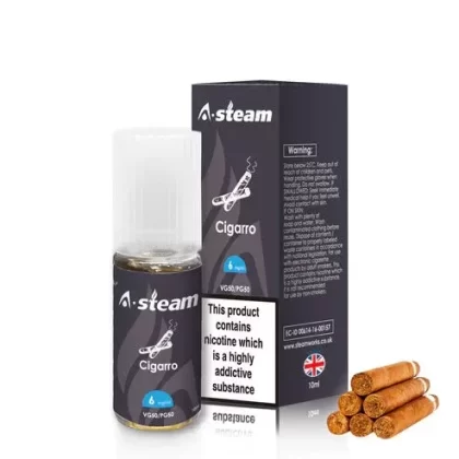 Cigarro A-Steam 10ml Premium Vape Juice – Pack of 10 Bottles