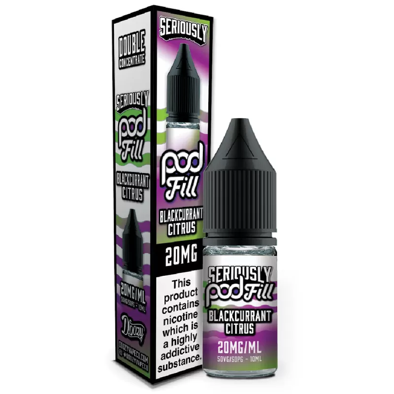 Doozy Vape Seriously Pod Fill Salt 10ml 10mg - Watermelon Lemonade - Image 3