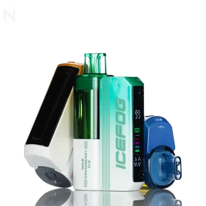 IceFog 40K Switch Pro Disposable Vape Full Kit - Foger Compatible - Blue Rancher B-Pop
