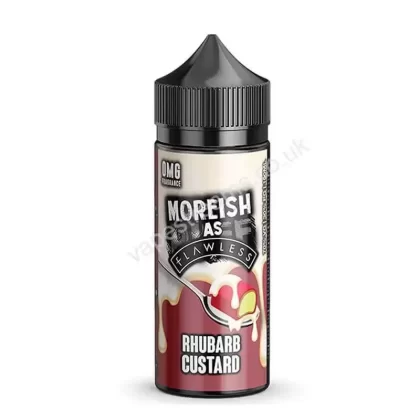 Rhubarb Custard by Moreish as Flawless Short Fill - Vapestreams Co