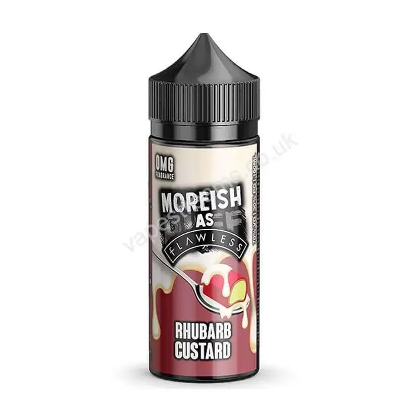 Rhubarb Custard by Moreish as Flawless Short Fill - Vapestreams Co